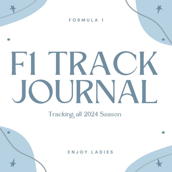 F1 Track Journal 2024 (Race)