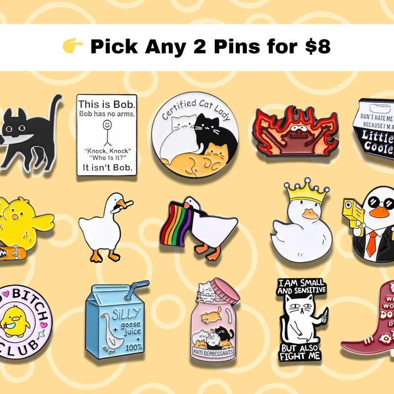 Meme Pin - Etsy