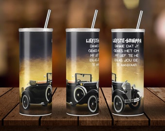 Stiefpa Afrikaans Tumbler.... 20oz Skinny Tumbler Wrap | Afrikaans Sublimation design |  Afrikaans PNG | Afrikaans Tumbler Wrap