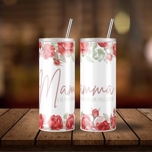 Mamma 20oz Skinny Tumbler Wrap | Afrikaans Sublimation |  Afrikaans PNG | Afrikaans Tumbler Wrap | Tumbler Design Digital Download PNG.