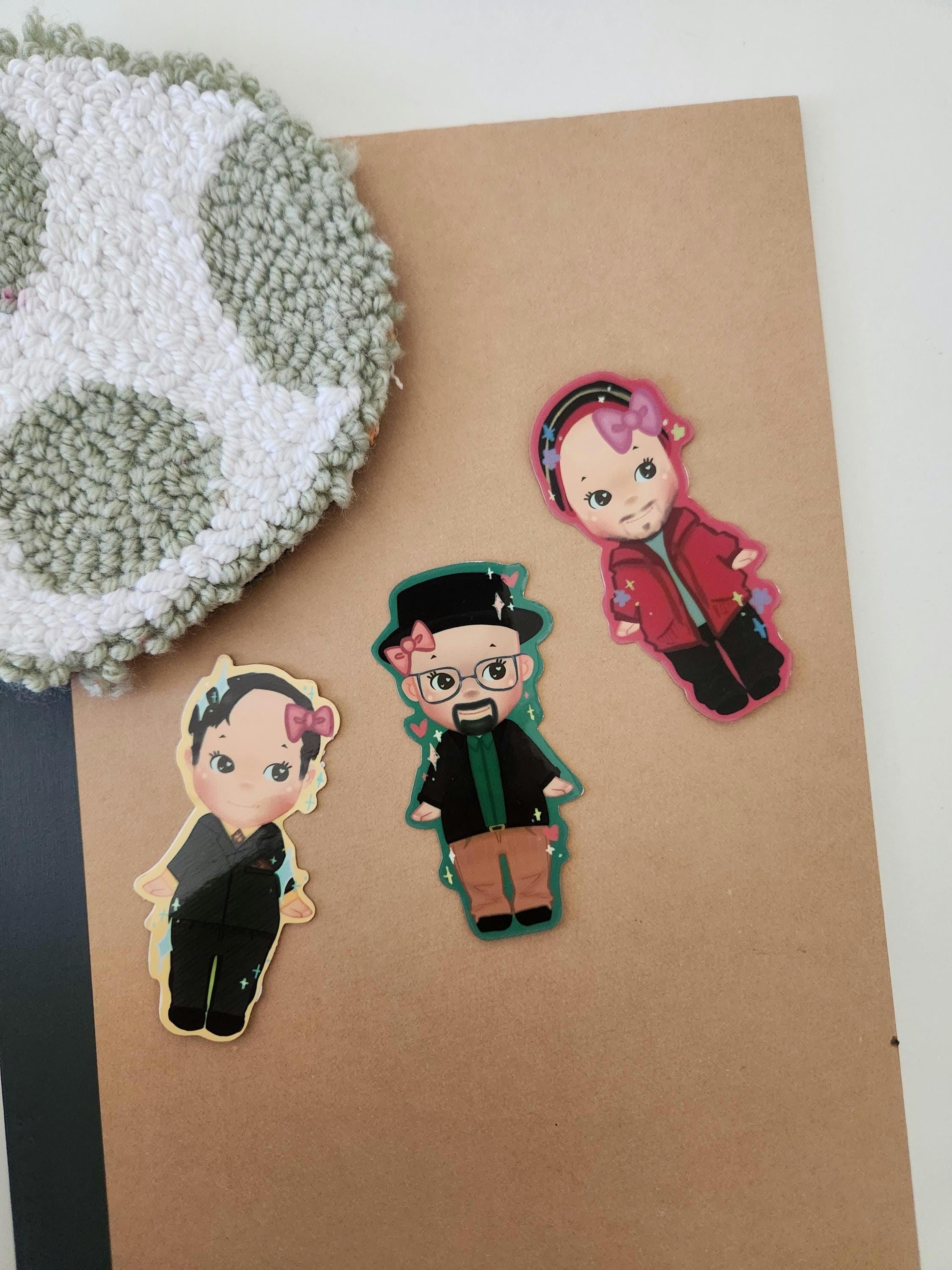 BB Three Salesmen Who Love Cooking, Sonny Vinyl Laminated Stickers