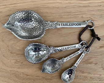 Set of 4 Hedgehog Measuring Spoons