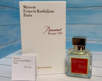 Maison Francis Kurkdjian Baccarat Rouge 540 Eau de Parfum 2.4oz 70ml Brand New and Sealed - Unisex Perfume