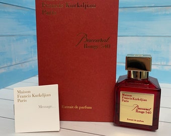 Perfume Baccarat Rouge 540 Extrait - 70 ml: fragancia lujosa, nueva y sellada de fábrica