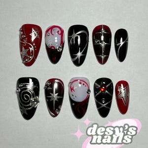 Stray Kids inspired nails