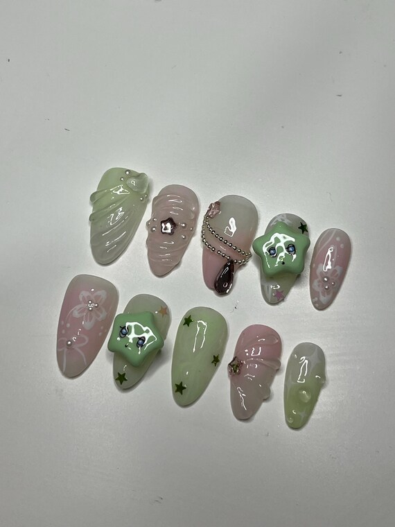 NCT Wish Nail Set - Etsy