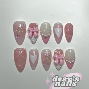 Pastel Pink nail set