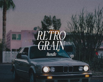 Retro Grain Lightroom Presets | Vintage Photo Video Filters