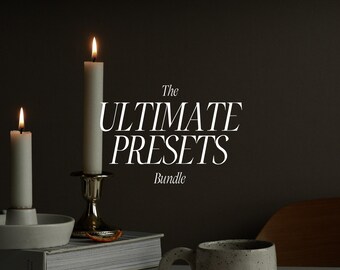 Ultimate Lightroom Preset Bundle | 40 Moody Cinematic Photo Video Filters