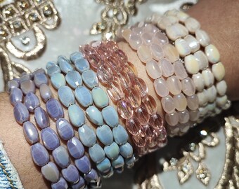 Pulseras - Cuentas de cristal