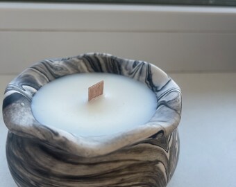 Candle in a pot