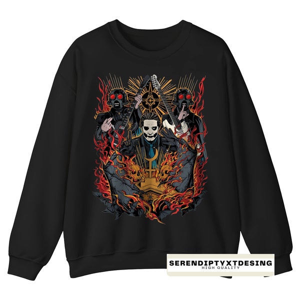 Ghost Sweatshirt - Ghost Heavy Metal Band Sweat - Unisex Sweatshirt