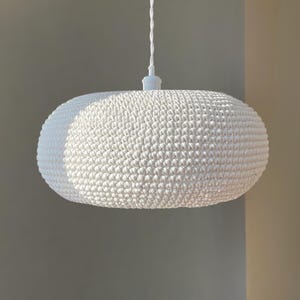 Halo Cotton Pendant - Handgewebtes minimalistisches japanisches Licht für gemütliche Interieurs