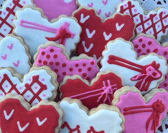 Valentines HEART Sugar Cookies