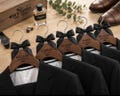 Personalized Groomsmen Hanger, Custom Wedding Suit Hanger,Best Man gift, Engraved Wooden Tuxedo Hanger, Groom Wedding Photo Prop,Groom Party