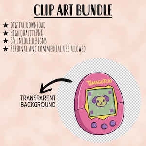 K&ouml;nnte beinhalten: Ein rosa Tamagotchi-Digital-Haustier-Spielzeug mit einem Bildschirm, auf dem ein pixeliger Hund zu sehen ist. Das Spielzeug hat drei Kn&ouml;pfe unten und der Text "TAMAGOTCHI" ist oben aufgedruckt.