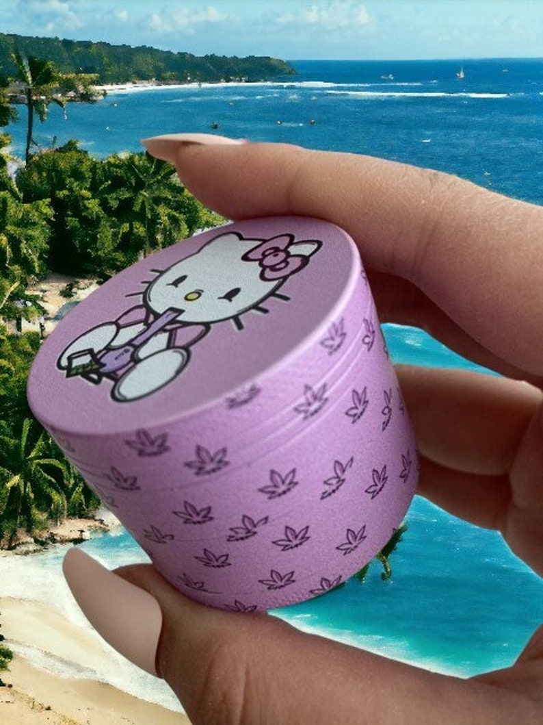 Grinder Cute Grinder Pink Girly Smoking Accessories Cute Gift for Her