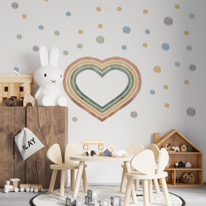 rainbow wall decals, rainbow room decals, nursery wall decals, nursery wall stickers, heat wall decals