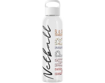 Animal Print Umpire Netball Water Bottle