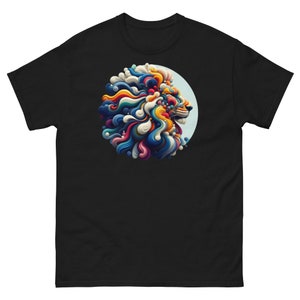 Men&#39;s Abstract Lion classic tee