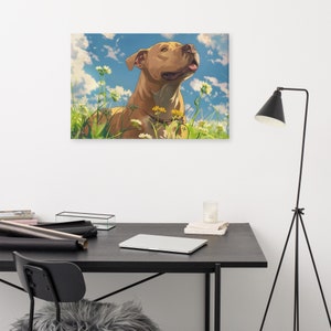 Sunny Pit-bull Wall Decor - Sympathy Wall Art