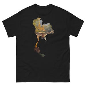 Camiseta de Tailandia / Cultura tailandesa / Regalo para viajeros internacionales / Recuerdo del Sudeste Asiático
