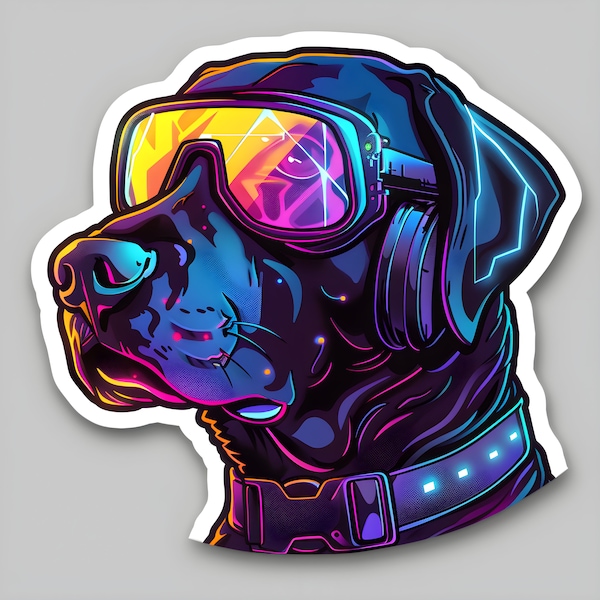 Chocolate Lab Decal Etsy