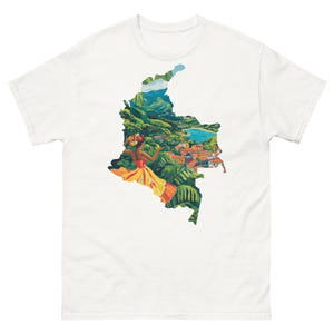 Camiseta de Colombia / Souvenir colombiano / Camiseta con gráfico único