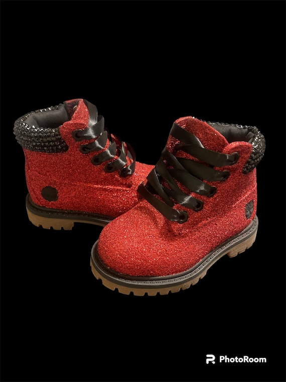 Glitter timbs discount