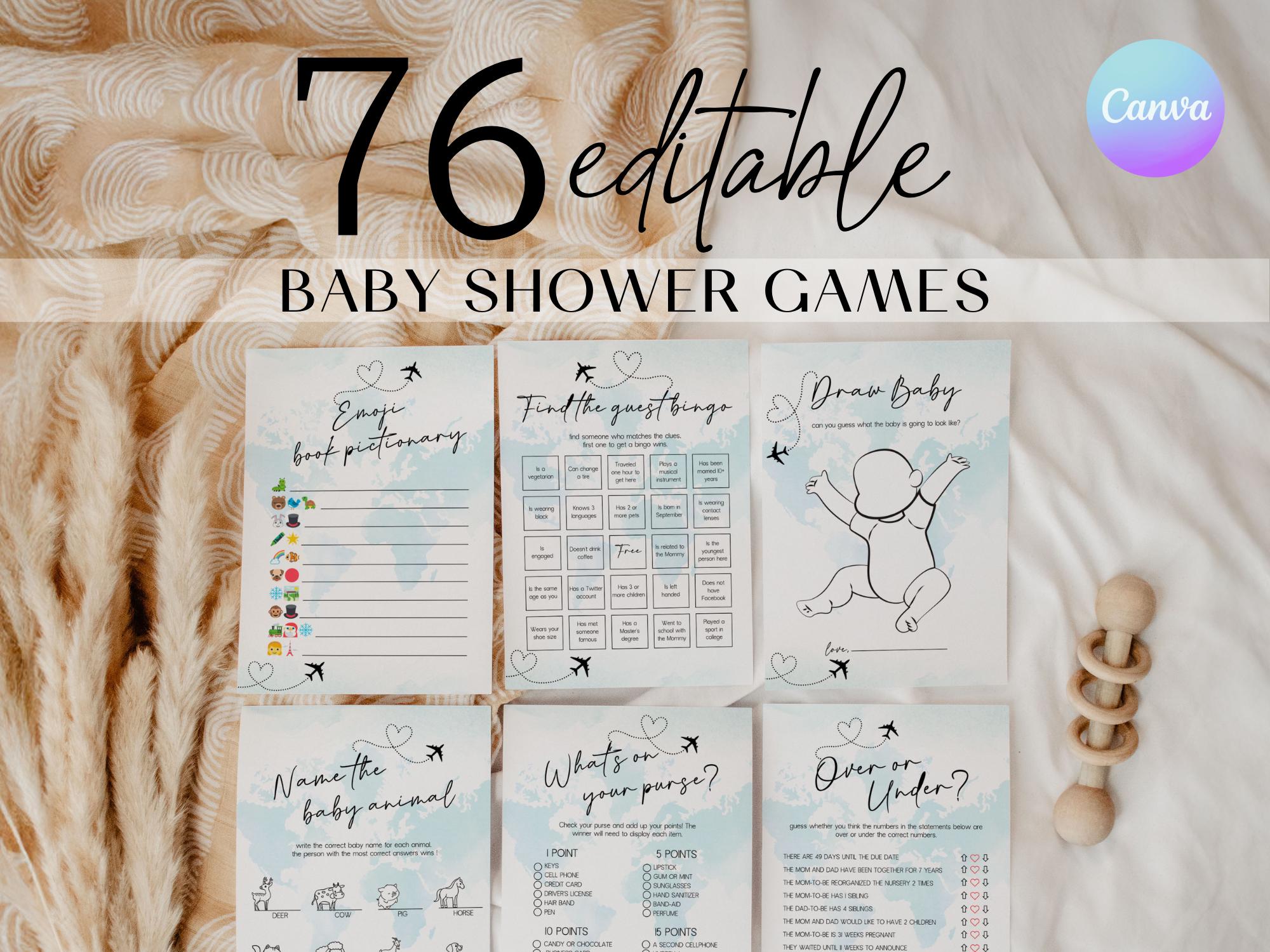 FREE PRINTABLE BABY SHOWER GAME Entertaining Mad in Crafts