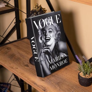 Marilyn Monroe Decorative Book, Home Decor Books, Fake Book for Living Room, Coffee Table Books Decor, Bookshelf Decor, Mantle Decor