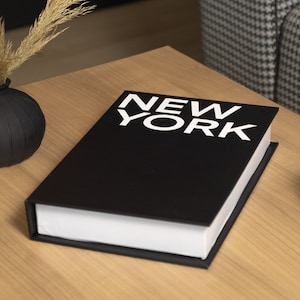 New York Dekorative Bücherbox: Kaffeetischdekor, Andenken-Aufbewahrung