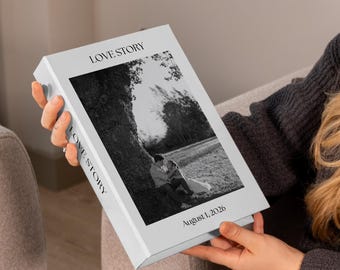Custom Faux Book Box, Personalized Hidden Storage, Keepsake Gift, Custom Cover Design
