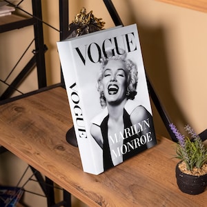 Marilyn Monroe Decorative Book, Home Decor Books, Fake Book for Living Room, Coffee Table Books Decor, Bookshelf Decor, Mantle Decor