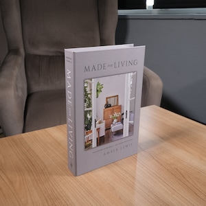 Made for Living Decorative Book, Home Decor Books, Fake Book for Living Room, Coffee Table Books Decor, Bookshelf Decor, Mantle Decor