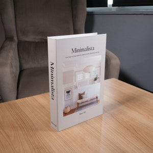 Minimalista Decorative Book, Home Decor Books, Fake Book for Living Room, Coffee Table Books Decor, Bookshelf Decor, Mantle Decor