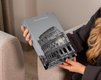 Rome Decorative Book Box: Hidden Storage, Travel Theme