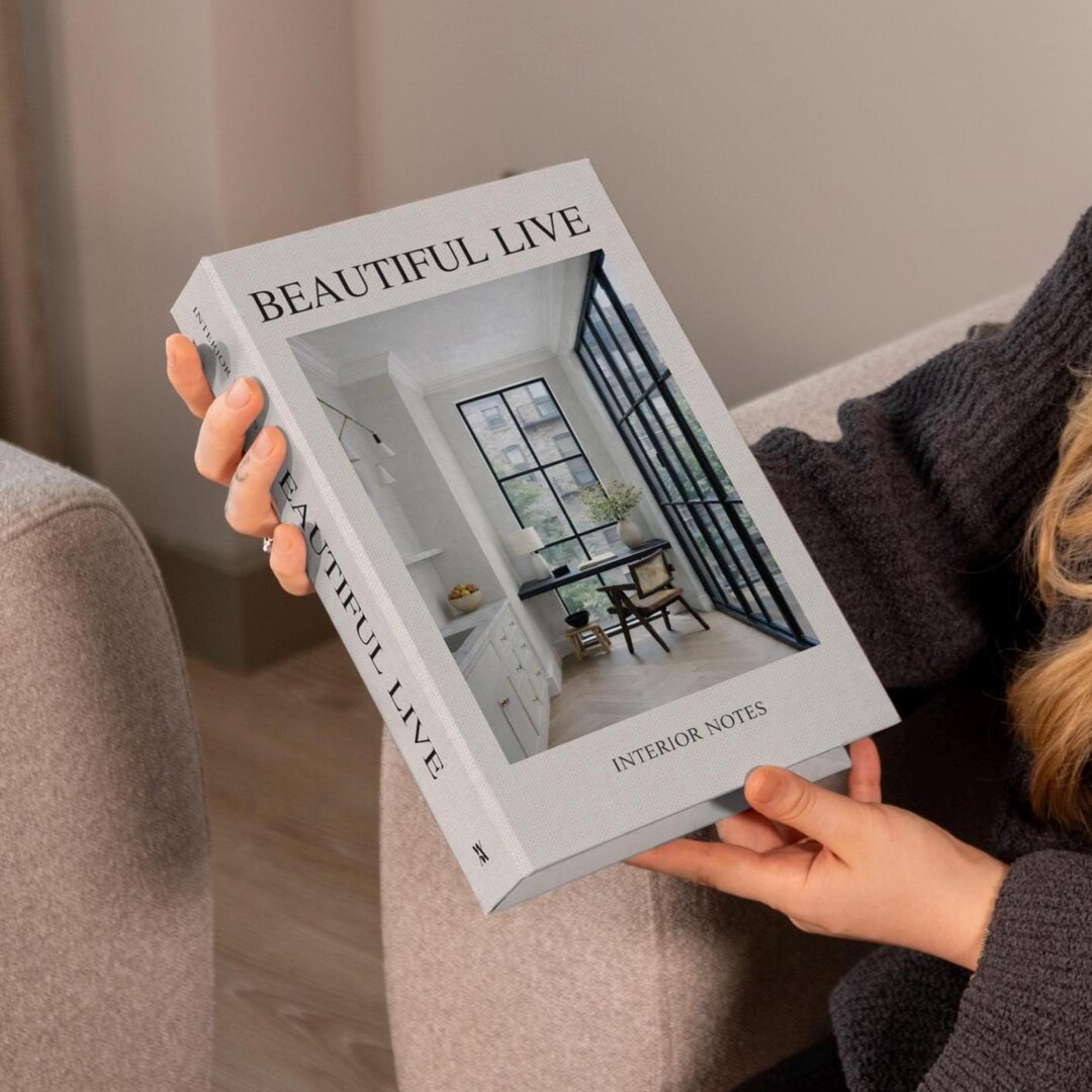 Beautiful Live Book Box : 10.82x7.16x1.73 In, Neutral Interior Faux ...