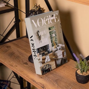 Vogue Women in Design Decorative Book, Coffee Table Books Decor, Openable Book Box, Fake Book for Living Room, Housewarming Gifts