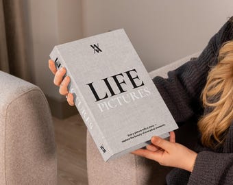 Decorative Book Box: Hidden Storage, Minimalist Faux Book Decor