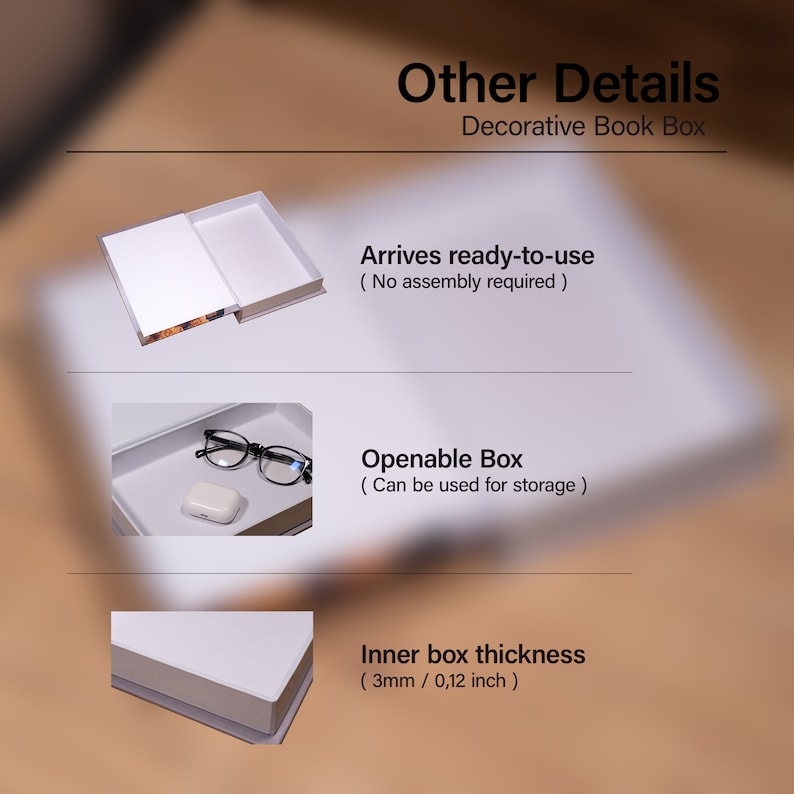 Habitat Decorative Book, Home Decor Books, Fake Book for Living Room