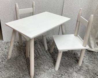 Childrens table and chair set