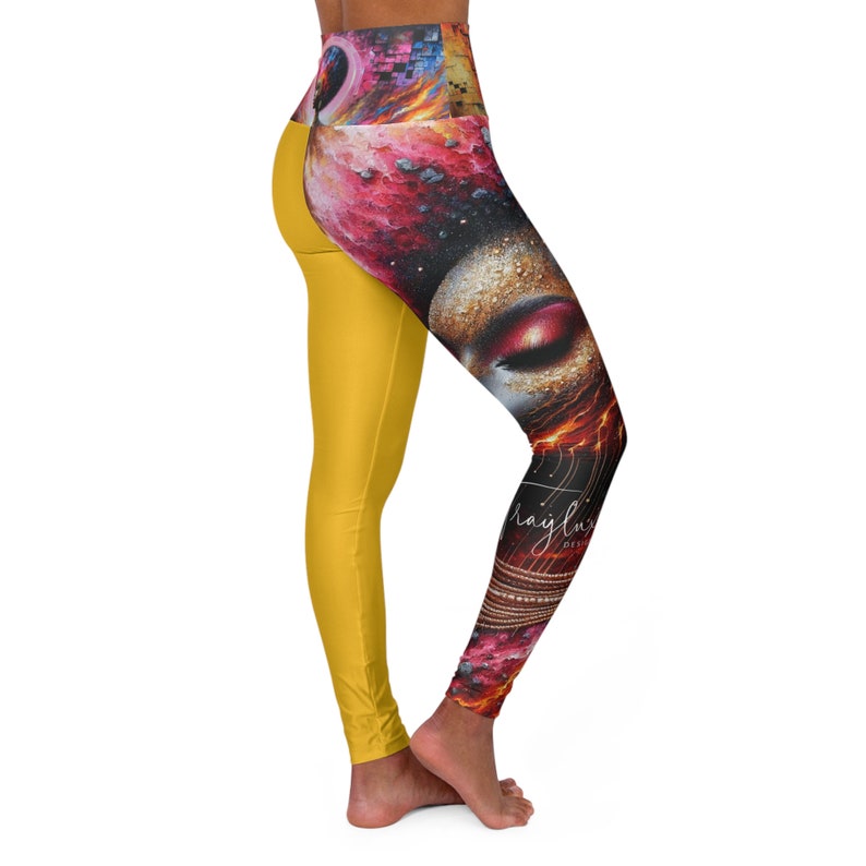 Leggings de yoga taille haute Collection Inferno par TrayLuxe Design image 4