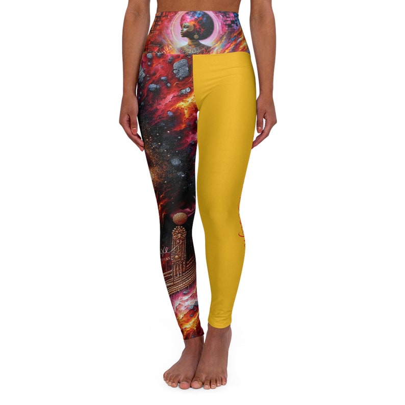 Leggings de yoga taille haute Collection Inferno par TrayLuxe Design image 1