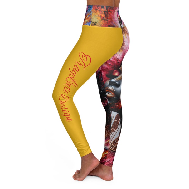 Leggings de yoga taille haute Collection Inferno par TrayLuxe Design image 3