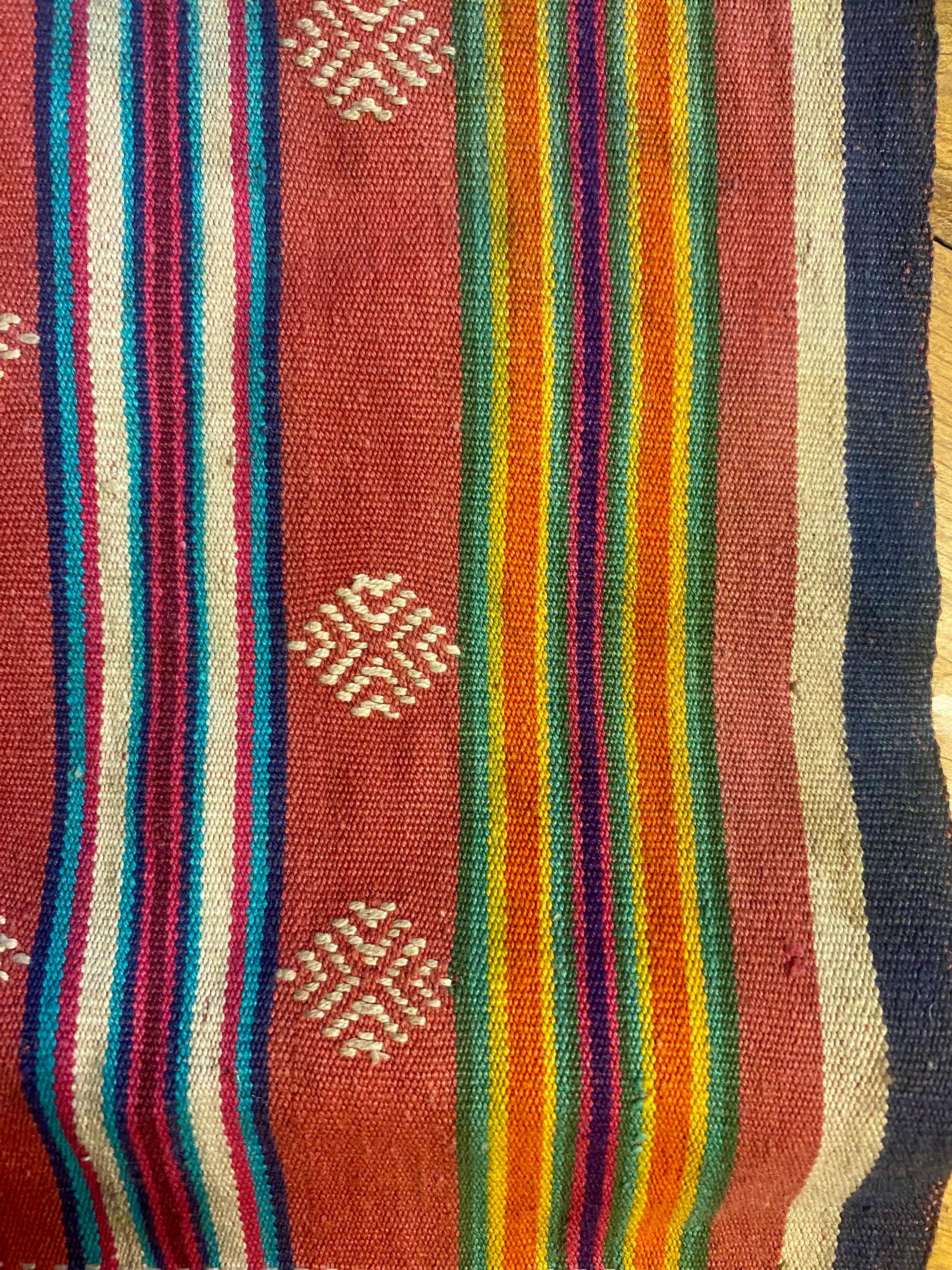 Embroidery Rachu Vintage or Older Bhutanese Rachu: A Hand Woven Silk and Cotton ...