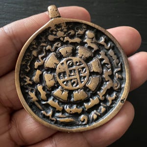 Tibetischer andhoroskop Bronze Spiegel
