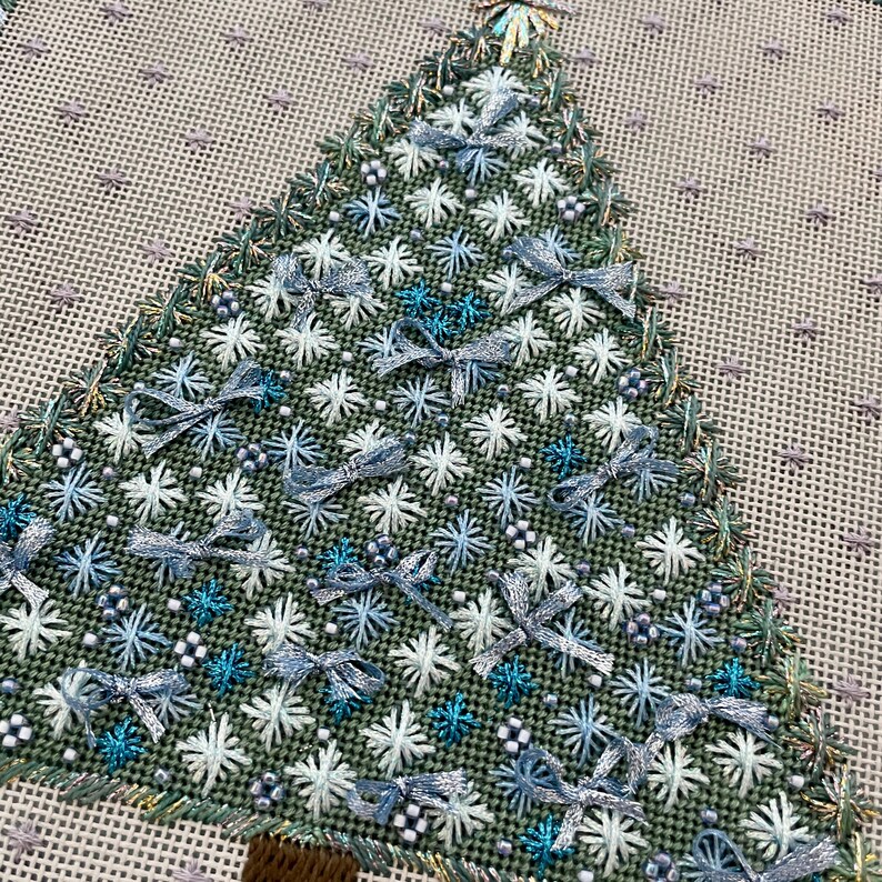 Souvenir de Noël - Grille de broderie : toile 18 fils (Patron PDF) image 7