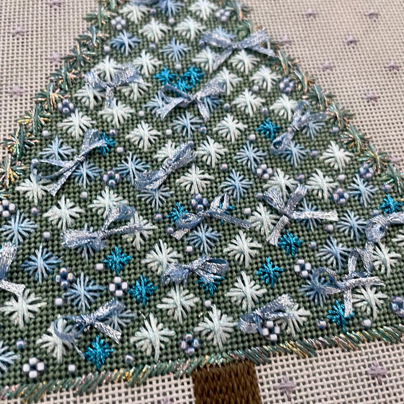 Souvenir de Noël - Grille de broderie : toile 18 fils (Patron PDF) image 6