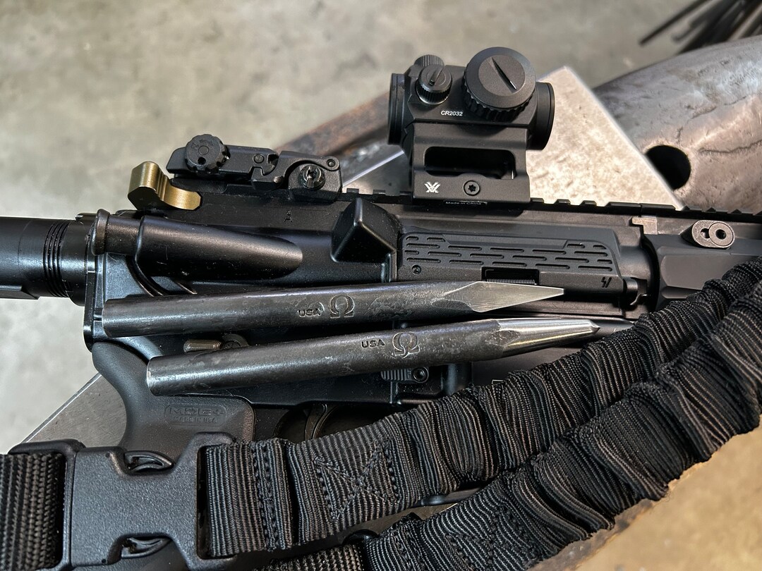 Gunsmiths Tool Set S7 Tool Steel Center Punch & AR Castle Nut Staking Tool Handmade